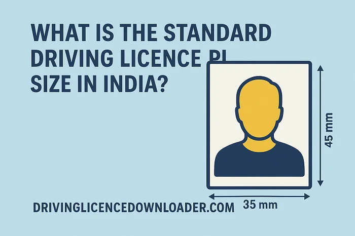 What Is the Standard Driving Licence Photo Size in India?