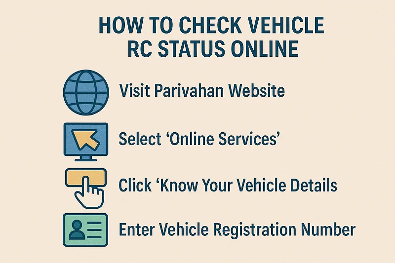 How to Check Vehicle RC Status Online