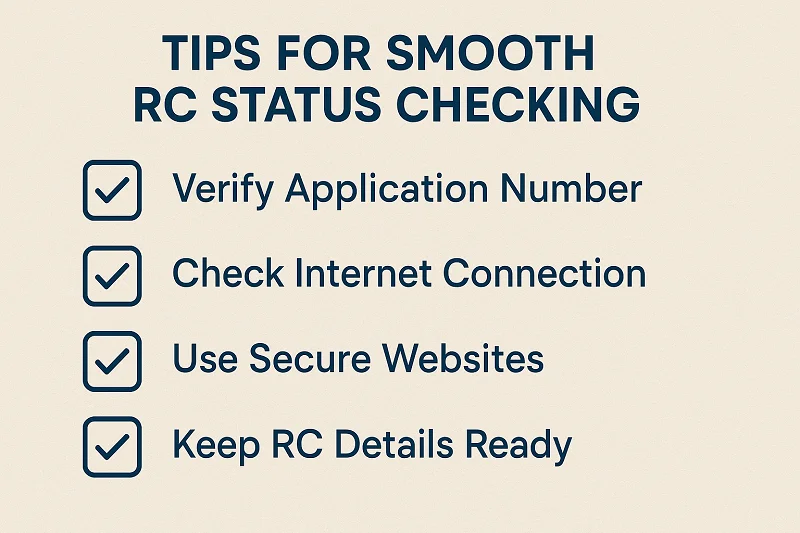 Tips for Smooth RC Status Checking